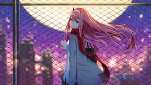 Captivating Zero Two Aesthetic Wallpaper