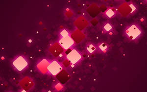 Captivatingly Elegant Pink Glowing Squares Wallpaper