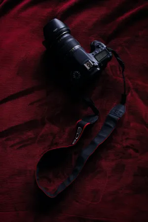 Capture Every Moment With Red Technology Wallpaper