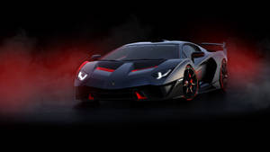 Car 4k Matte Black Lamborghini Wallpaper