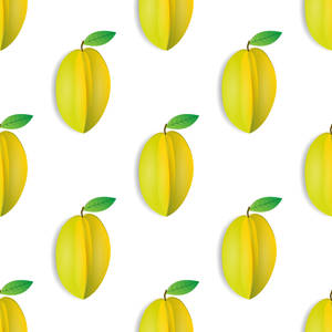 Carambola Cute Graphic Design Wallpaper