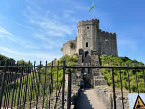Cardiff Castle Gate Wallpaper