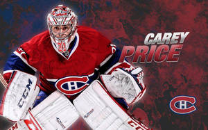 Carey Price Nhl Ice Hockey Poster Art Wallpaper