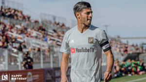 Carlos Vela Dons Los Angeles Fc Uniform Wallpaper