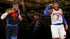 Carmelo Anthony Okc New York Art Wallpaper