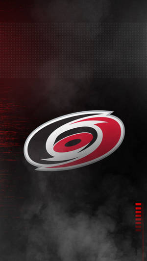 Carolina Hurricanes In Dark With Smoke Wallpaper