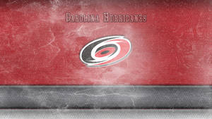 Carolina Hurricanes Logo On Smudge Wall Wallpaper