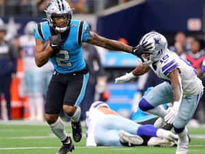 Carolina Panthers Player Dj Moore Dallas Cowboys 2021 Wallpaper