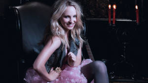 Caroline Forbes Rocker Outfit Wallpaper