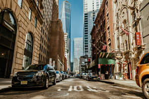 Cars On Street New York City 4k Ultra Hd Wallpaper