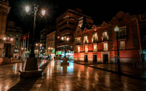 Cartagena Spain At Night Wallpaper