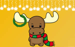 Cartoon Animal Reindeer Wallpaper