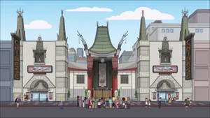 Cartoon Graumans Chinese Theatre Wallpaper