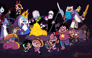 Cartoon Network Digital Illustration Wallpaper