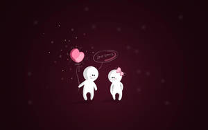 Cartoon Romantic Artwork Wallpaper