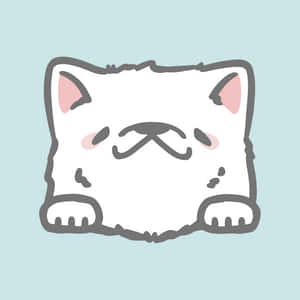 Cartoon Smile Cute Cat Pfp Wallpaper