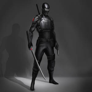 Cartoon Snake Eyes In Gray Wallpaper