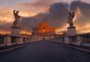Castel Santangelo Works Of Art Wallpaper