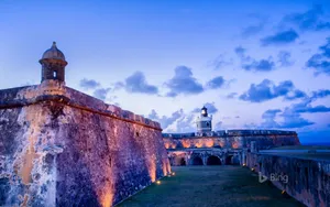 Castillo San Felipe Del Morro At Sundown Wallpaper
