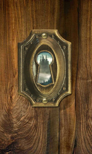 Castle View Key Hole Wallpaper