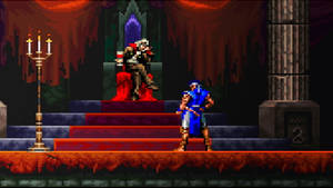 Castlevania Aesthetic Pixel Art Wallpaper