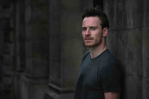 Casual Michael Fassbender Shoot Wallpaper