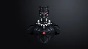 Cat Figure Black Panther Hero Wallpaper