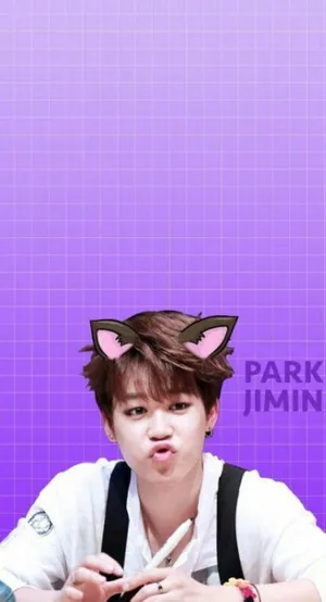 Cat Jimin Aesthetic Wallpaper