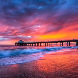 “catch A Magical Sunset Wave” Wallpaper