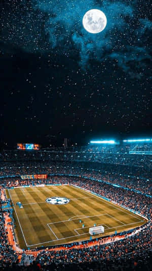 Catch The Thrill Of The Game At This Beautiful Soccer Stadium Wallpaper