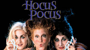 Catchy Hocus Pocus Poster Wallpaper