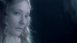 Cate Blanchett As Lady Galadriel Wallpaper