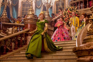 Cate Blanchett In Cinderella Ball Wallpaper