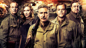 Cate Blanchett In The Monuments Men Movie Scene Wallpaper