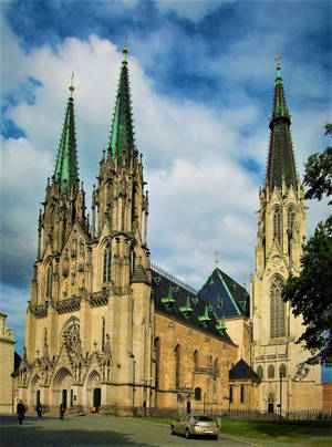 Cathedral In Czech Republic Wallpaper