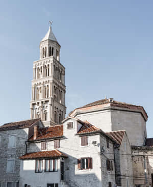 Cathedral In The Diocletians Palace Wallpaper