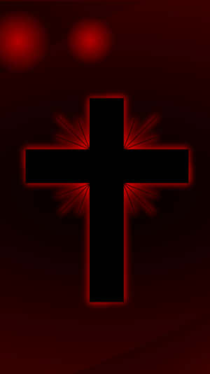Catholic Phone Red Cross Digital Art Wallpaper