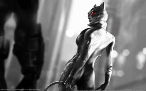 Catwoman Black And White Batman Arkham City Wallpaper