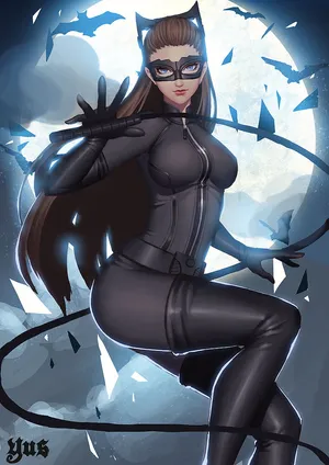 Catwoman Fanart From Batman Arkham Knight Iphone Wallpaper