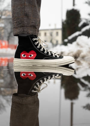 Cdg Play Converse Wallpaper