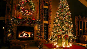 Celebrate A Special Christmas With Friends Wallpaper
