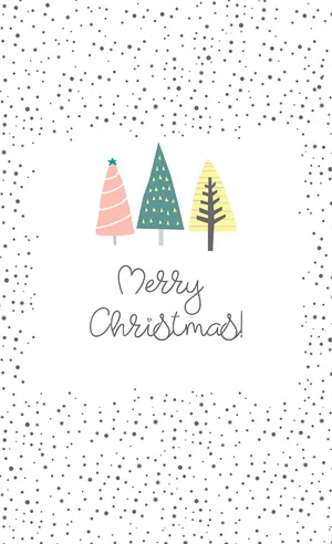 Celebrate Christmas With A Cute And Simple Vibe Wallpaper