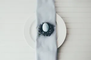 Celebrate Easter With A Tiny White Easter Egg Wallpaper