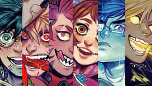 Celebrate Halloween Alongside My Hero Academia! Wallpaper