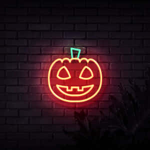 Celebrate Halloween With Neon Lights! Wallpaper