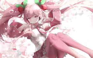 Celebrate Spring With Sakura Miku! Wallpaper