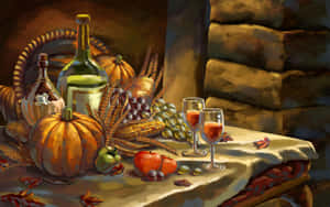 Celebrate Thanksgiving With A Beautiful Ambiance Wallpaper