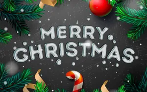 Celebrate The Holidays With A Simple Christmas Ipad Wallpaper