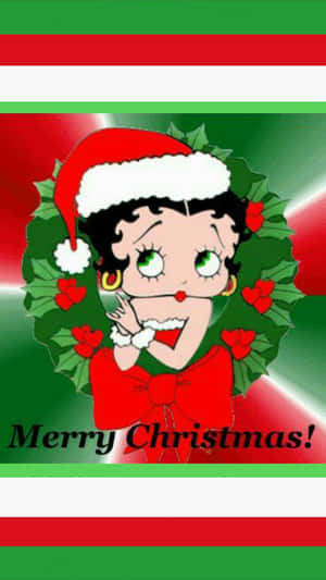 Celebrate The Magic Of Christmas With Betty Boop! Wallpaper