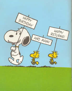 Celebrate The Special Occasion With Charlie Brown! Wallpaper